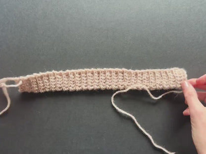 ✨Cozy Ribbed Beanie Crochet Pattern