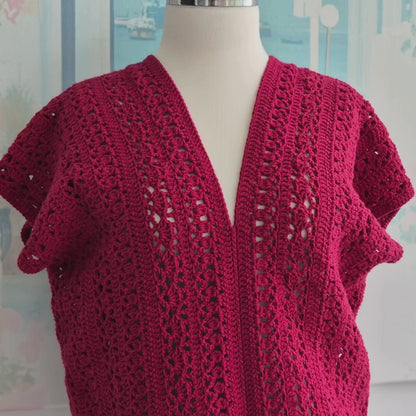 ✨ Boho Lace Crochet Top Pattern 🌸 Summer Festival Blouse PDF 🧶